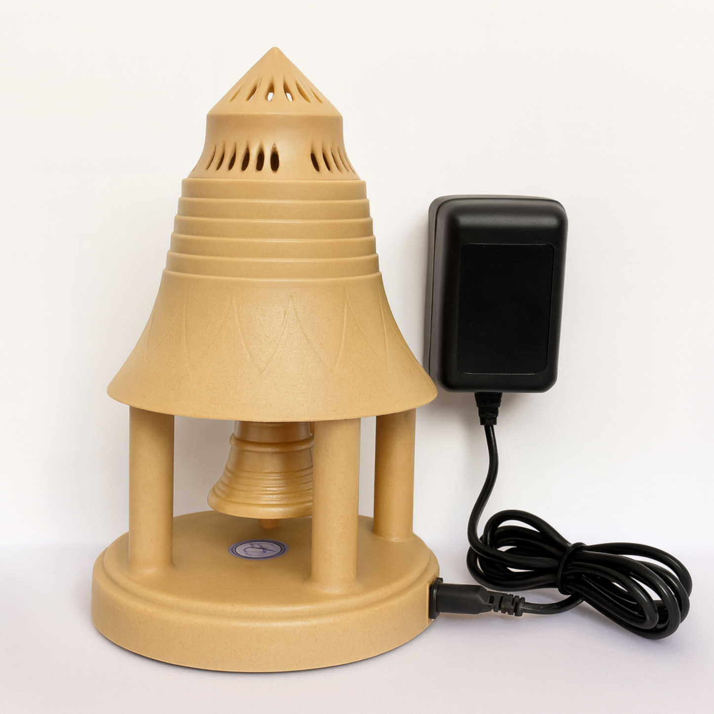 Electric Temple Bell with Adapter